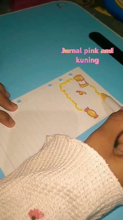 Journal Berwarna Pink And Yellow🙇🏻‍♀️📒dont Forget To Subscribe