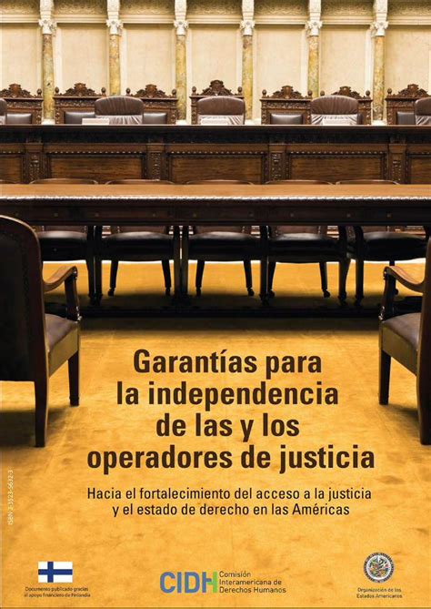 Pdf Garantías Para La Independencia De Las Y Los Operadores De Justicia Dokumentips