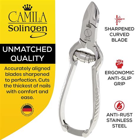 Camila Solingen Cs Large Heavy Duty Toe Nail Clipper Sharp Trimmer