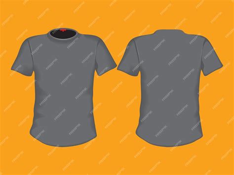 Premium Vector | T-shirt mockup vector design