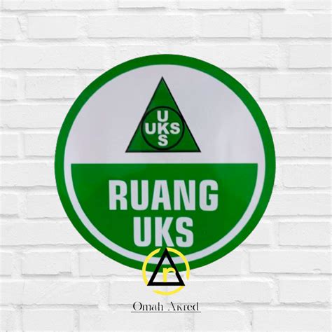 jual stiker ruang uks usaha kesehatan sekolah stiker uks shopee