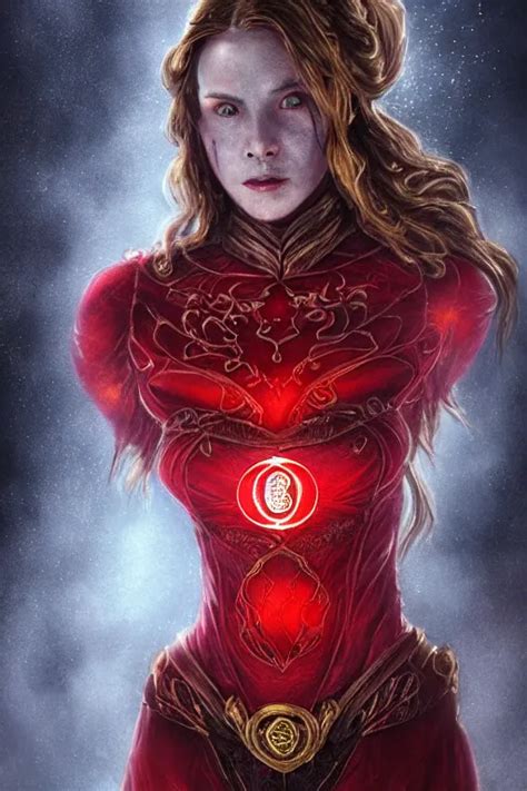 Majestic And Regal Portrait Of A Female Red Lantern Stable Diffusion