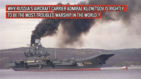 Russias Only Aircraft Carrier Admiral Kuznetsov Catches Fire Again