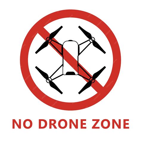 premium vector  drone zone sign  drones icon vector flights
