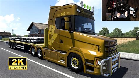 ETS2 Scania Torpedo NG Ft BRUTAL Open Pipe From Hell Wheel Cam