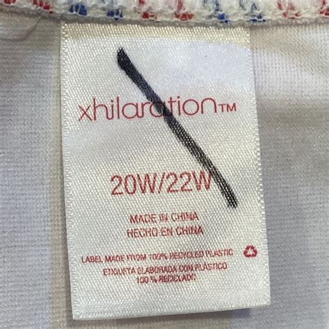 Xhilaration Seersucker Red White Blue Hipster Bikini Bottoms Size 20 22