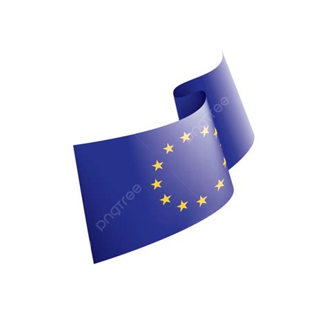 european union flag eu europe continent euro color png  vector