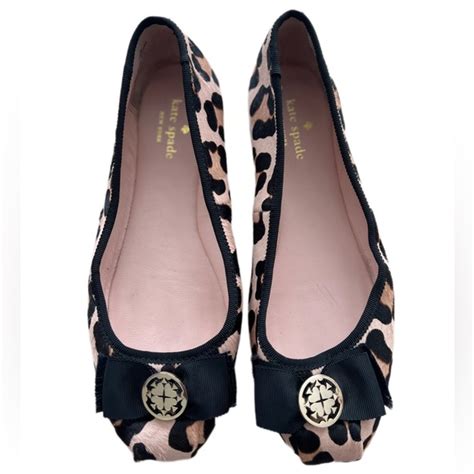 Kate Spade Shoes Kate Spade Pink Leopard Ballet Flats Poshmark