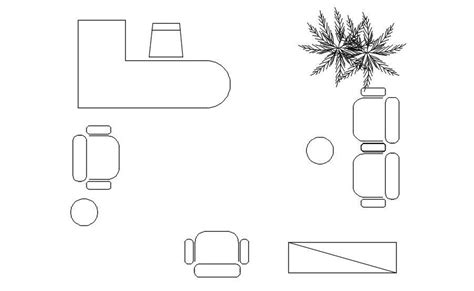 Blocks Of Office Furniture In Autocad 2d Drawing Dwg File Cad File Cadbull