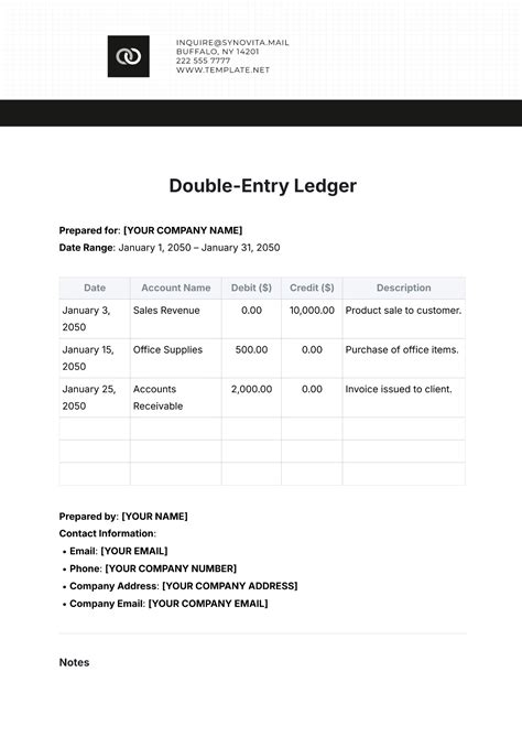 Free Ledger Templates to Edit Online