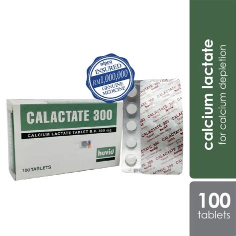 Hovid Calactate Mg X S Calcium Lactate Lazada