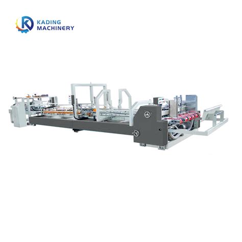 Cardboard Corner Automatic Folding Gluing Machine For Carton Boxes