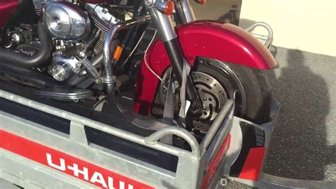 How To Secure A Motorcycle On Uhaul Trailer