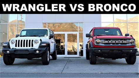 Top 61 Imagen Ford Bronco Versus Jeep Wrangler Abzlocalmx