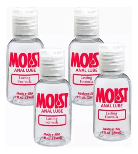 4 Mini Lubricantes Moist Anal Lube De 29ml Meses sin interés