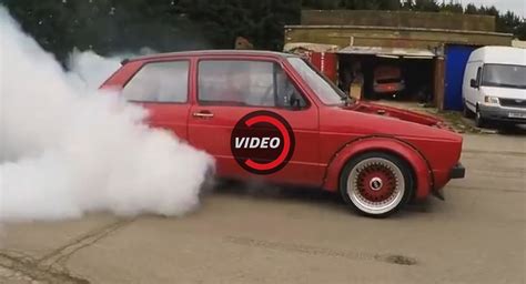 This Vw Golf Mk Has A V Engine And Rwd Carscoops