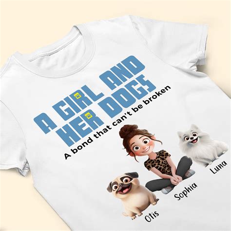 Unbreakable Bond With My Dogs- Personalized Shirt – Macorner