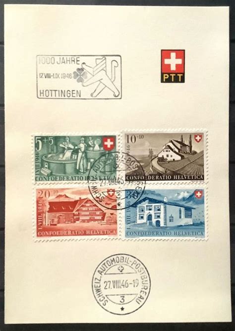 1946 Pro Patria Serie auf PTT Bögli Kaufen auf Ricardo