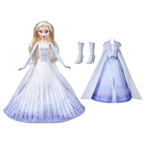 Disneys Frozen 2 Elsas Transformation Fashion Doll With 2 Outfits And