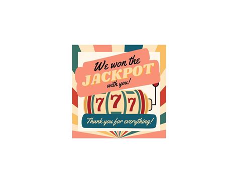 We Won the Jackpot/lottery With You! - Etsy