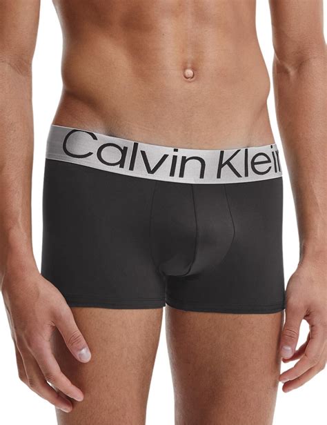 Calvin Klein Mens Steel Micro Low Rise Trunks 3 Pack Belle Lingerie