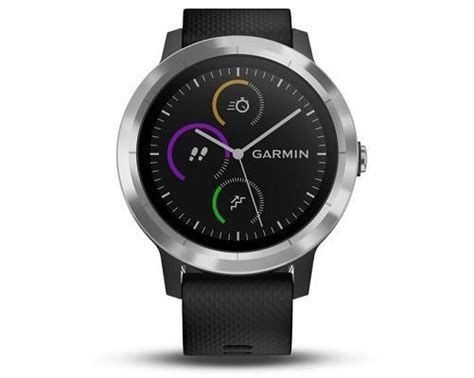 Sportski Smart Sat Garmin Vivoactive Srebrni Crni Remen Sa Senzorom