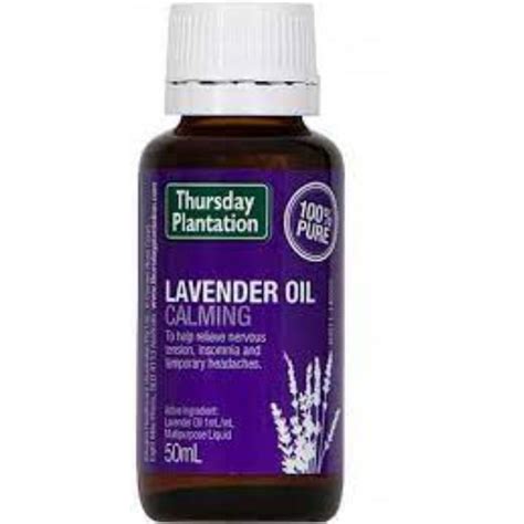 Thursday Plantation Lavender Oil 100 Pure 50ml Shopee Malaysia