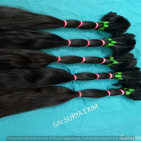 Black Great Quality Single Drawn Indian Remy Human Hair Extensions For