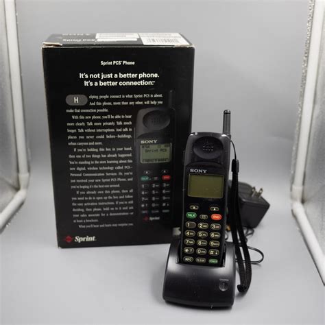 Vintage 1996 Sony Candybar Cell Phone W Box non-working - Etsy