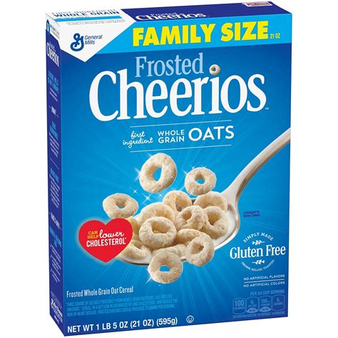 Frosted Cheerios Gluten Free Breakfast Cereal 21 Oz Pack