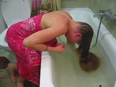 Fantasies Of Beautiful Blonde Head Under Water Underwater Fet