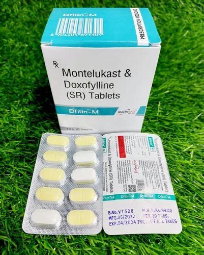 Dfilin M Doxofylline Sr And Montelukast Tablets Healthgate At Rs