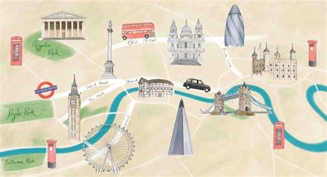 London Map Tourist Attractions And Informative Guide Free Pdf Maps