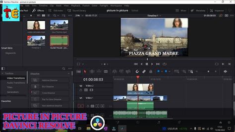 Creare Il Picture In Picture Con Davinci Resolve Youtube