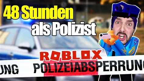 Roblox 48 Stunden Als Heftiger Polizist In Mad City Youtube