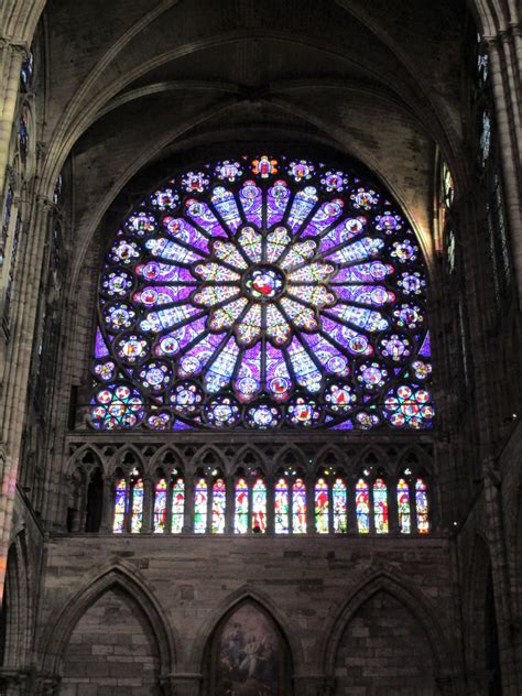 Charles Reeza — The Rayonnant Gothic North Rose Window At Saint