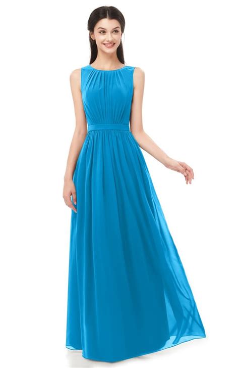 Colsbm Briar Cornflower Blue Bridesmaid Dresses Colorsbridesmaid