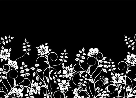 Flowers And Black And White 120108 Free Ai Download 4 Vector