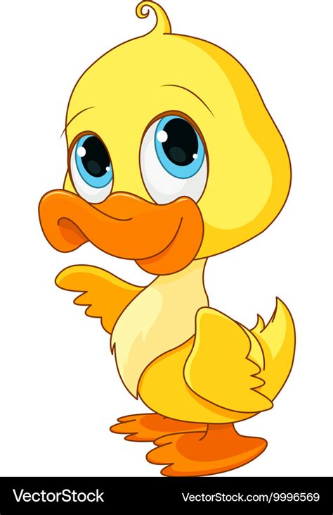 Baby Duck Royalty Free Vector Image VectorStock