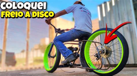 ADAPTAEI O Freio A DISCO TRASEIRO Na MOTORIZADA Motorizando YouTube