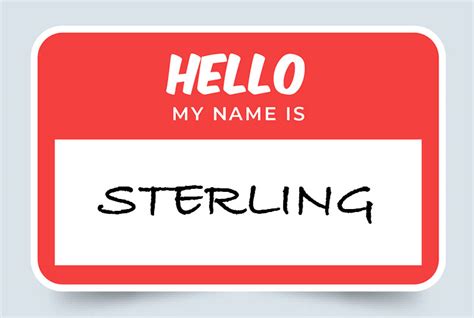 Sterling Name Meaning: Origins and Significance