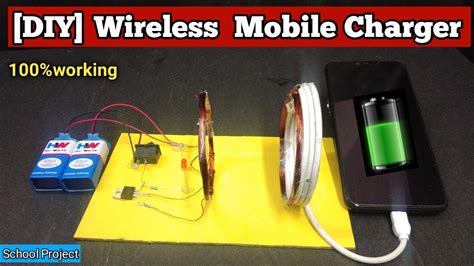 How To Make Wireless Mobile Charger [new 100 Working ] Youtube