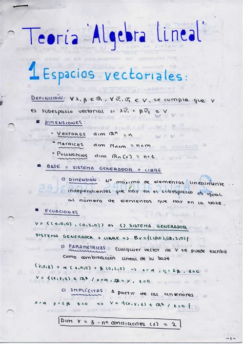 Álgebra Lineal y Geometría Apuntes AL001 A coria LAMA mu