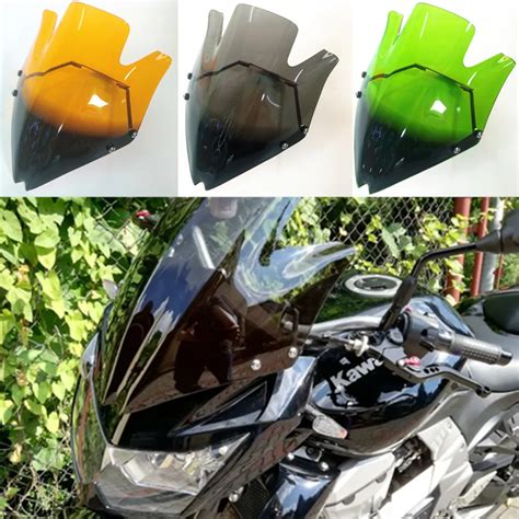 Parabrisas Transparente Para Motocicleta Kawasaki Deflector De Viento