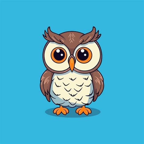 Premium Vector Cute Owl Cartoon Vector Illustration