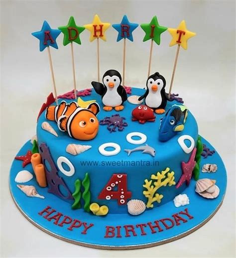 Sea Theme Cake Decorated Cake By Sweet Mantra Homemade Cakesdecor