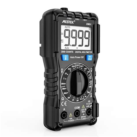 Mestek Manual Range Portable Multimeter Dm