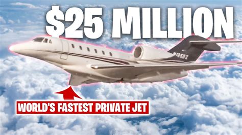 Million Cessna Citation X World S Fastest Private Jet Youtube