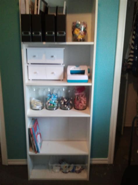 My Craft Room Love This Bookshelf Full Of Ribbon Paper Xyron