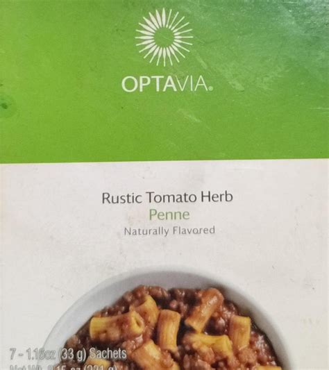 Rustic Tomato Herb Penne Optavia